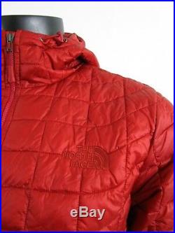 NWT NWT Mens TNF The North Face Thermoball Hoodie Insulated Hooded Jacket Red
