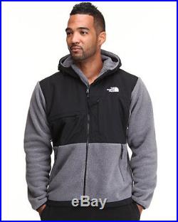 NWT North Face Denali Hoodie Fleece Jacket Mens Charcoal Grey Black Size(s)M & L