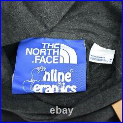 NWT Online Ceramics The North Face Gray Snail Logo Hoodie M SS22 DS AUTHENTIC