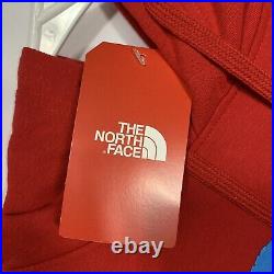 NWT Supreme x The North Face Men's Red Photo Box Logo Hoodie FW18 M DS AUTHENTIC