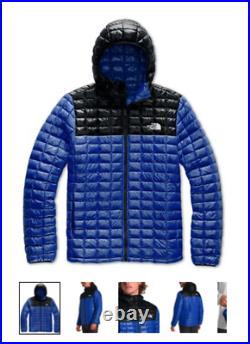 NWT THE NORTH FACE THERMOBALL ECO HOODIE TNF Blue/Black MSRP $220