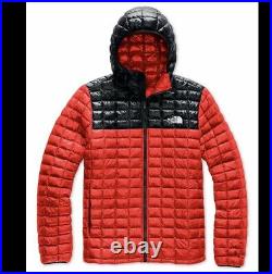 NWT THE NORTH FACE THERMOBALL ECO HOODIE TNF Red/Black MSRP $220
