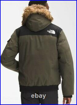 NWT The North Face Gotham III Men's Down Jacket Hoodie Taupe Green Black 2021