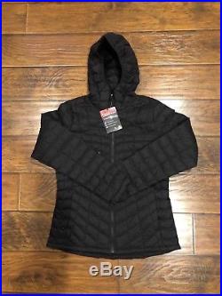 NWT The North Face Ladies Thermoball Hoodie Color Black Size Large
