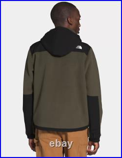 NWT The North Face Men's Denali2 Heavy Fleece Hoodie Jacket Taupe Green M