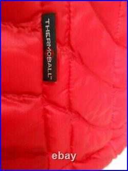 NWT The North Face Men's Thermoball Insulated Hoodie Jacket, M, L, XL, Sequoia Red