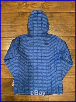 NWT The North Face Mens Thermoball Hoodie Jacket Color Banff Blue Size Large
