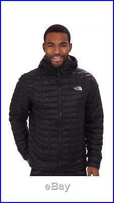 NWT The North Face Mens Thermoball Hoodie Jacket TNF Black Size L