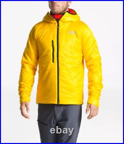 NWT The North Face Proprius L3 Summit Down Hoodie Men's Jacket Sz M Yellow