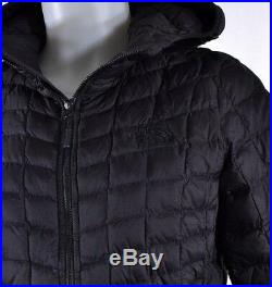 NWT The North Face Women's LARGE Thermoball Hoodie Jacket Puffer Black T93BRJXYM