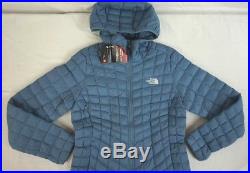NWT The North Face Women's Provincial Blue Thermoball Hoodie Jacket Medium