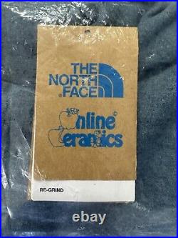 NWT The North Face x Online Ceramics Regrind Hoodie NF0A7UIB Blue Medium