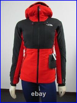 NWT Womens The North Face Summit L3 Ventrix 2 Hoodie Insulated Jacket Red Black