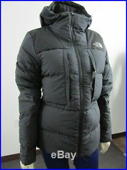NWT Womens The North Face UX (Nuptse) 550-Down Insulated Hooded Jacket Black