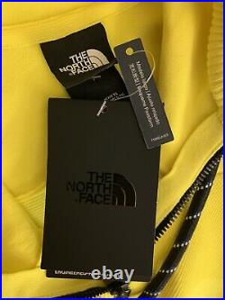New Men's Large The North Face Black Series Engineered Knit Hoodie Lemon