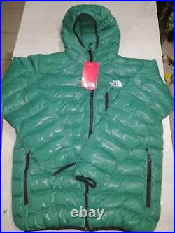 New Mens The North Face 800 Fill Down Hoodie Insulated Climbing Jacket DeepGreen