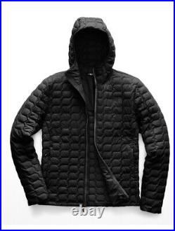 New Mens The North Face Black Eco Thermoball Full Zip Jacket Coat Puffer Hoody