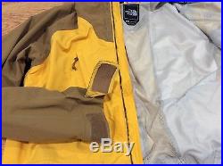 New NORTH FACE Jacket Mens T-Dubs Supreme Yellow Large L Wind rain proof hoodie