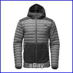 New THE NORTH FACE THERMOBALL SNOW JACKET HOODIE navy black grey MEDIUM LARGE
