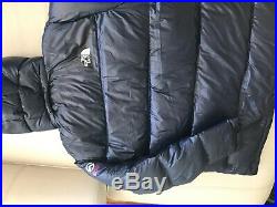 New The North Face 800 Down Fill Hoody Jacket Summit Series Mens XL Navy Blue