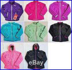 New The North Face Girls Thermoball Diamond Quilted Jacket Kids Children Youth