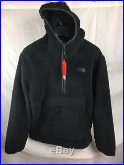 New The North Face Men Campshire Pullover Hoody Black Fleece Free Ship