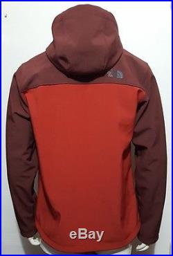 New The North Face Mens Apex Bionic Hoodie Jacket Cardinal Red size Medium nwt