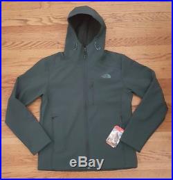 New The North Face Mens Apex Bionic Hoodie Jacket Spruce Green size Medium nwt