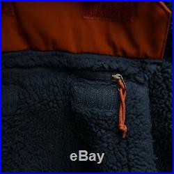 New The North Face Mens Glacier Fleece 1/4 Zip Black Pullover Hoodie Jacket XL