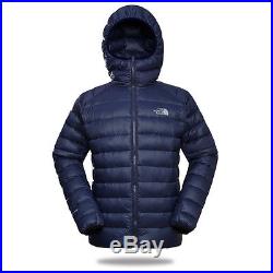 New The North Face Mens TNF950 Down Jacket Hoody BlUE Size XL