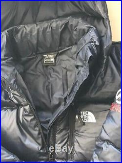 New The North Face Summit Series 800 Down Hoodie Mens Jacket Navy Blue size-XL