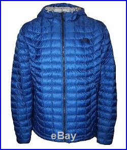 New The North Face Thermoball Hoodie Mens Monster Blue Jacket size Large