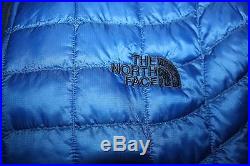 New The North Face Thermoball Hoodie Mens Monster Blue Jacket size Large