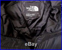 New The North Face Women's Black Hoodie Down Parka Coat, Size Large