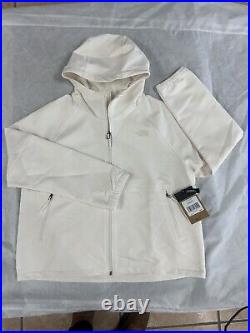 New The North Face Women's Camden Soft Shell Hoodie NF0A7UKL Gardenia White L
