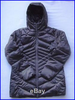New The North Face Womens Aconcagua Parka Hoodie Goose Down Jacket Coat M