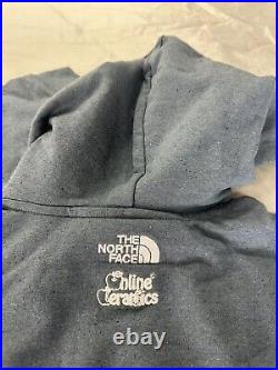 New The North Face x Online Ceramics Graphic Hoodie NF0A7UIB Blue Regrind M