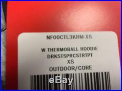 New Women's North Face Thermoball Hoodie Ctl3krm Drkstprcstrtpt