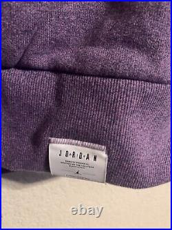 Nike Air Jordan Purple Violet Sherpa Fleece Men Hoodie Sz 3XL Sample BQ5623-548