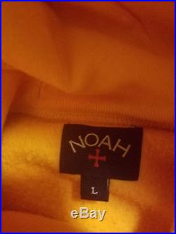 Noah NYC Hoodie Gold Size Large tnf North Face Box Logo BOGO