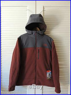 North Face Brick Gordon Lyons Insulated Hoodie Fleece Jacket, Mens Size M Nwt