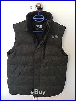 North Face Down Vest M Chore Coat Denim Black Grey Jacket Hoodie Nupste Medium