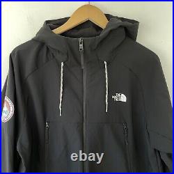 North Face Expedition Antarctica 2017 Queen Maud Land Large Black Jacket RARE