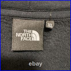 North Face Food Logo Rear View Hoodie Sweatshirt Black XL