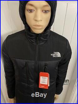North Face Himalayan Black Light Synthetic Hooded Jacket Mens Size Large £99