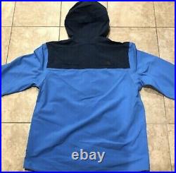 North Face M S/Shell Hoody Full Zip Jacket TNF Blue NF0A5IV7 Mens Size ...