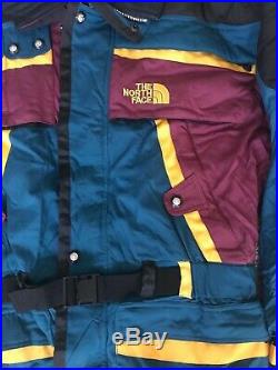 North Face Men Vintage Hooded BOLD Ski Coat Jacket M-XL Gore-Tex RARE USA Made