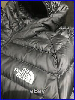 North Face Mens Black Large Trevail Coat/Hoodie/Jacket 550-800 Goose Down Fill L