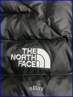 North Face Mens Black Large Trevail Coat/Hoodie/Jacket 550-800 Goose Down Fill L