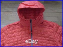 North Face Mens Thermoball Snow Hoodie Jacket, Acrylic Orange, Nwt $220, 2xl